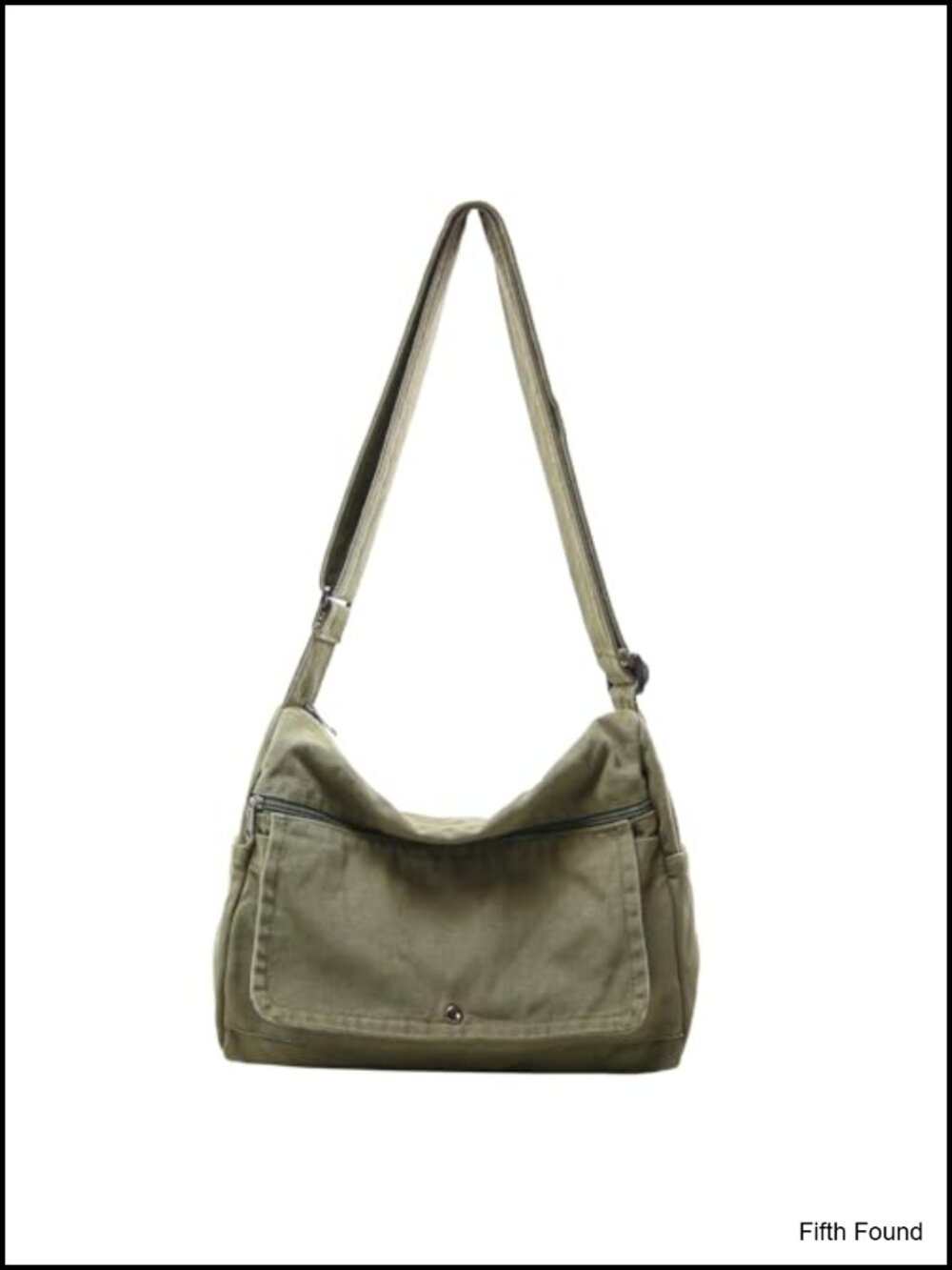 Canvas Messenger Bag Crossbody Shoulder Satchel Tote with Pockets